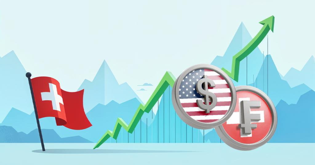 Swiss Franc falls as USDCHF Recovers from its Historical Lows